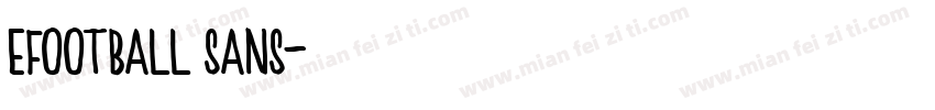 efootball sans字体转换